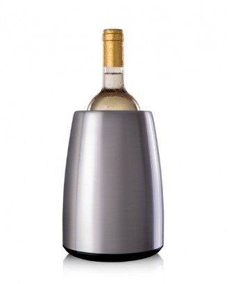 Racitor pentru vin, otel inoxidabil, argintiu, Elegant - VACU VIN